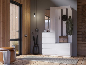 Прихожая Челси белый в Урае - uraj.mebel-tymen.ru | фото