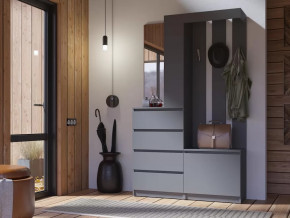 Прихожая Челси графит в Урае - uraj.mebel-tymen.ru | фото