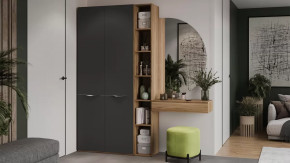 Прихожая «Глосс» №1 Яблоня Беллуно, Стекло Графит матовый в Урае - uraj.mebel-tymen.ru | фото