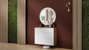 Прихожая «Хилтон» № 10 Дуб Крафт золотой, Белый матовый в Урае - uraj.mebel-tymen.ru | фото