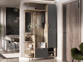 Прихожая Лика №2 1,2 м Дуб юкон, Графит в Урае - uraj.mebel-tymen.ru | фото