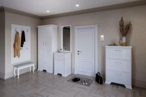 Прихожая модульная Грация Белая в Урае - uraj.mebel-tymen.ru | фото