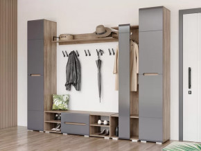 Прихожая Наоми графит нубук в Урае - uraj.mebel-tymen.ru | фото