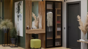 Прихожая «Порто» № 6 Яблоня Беллуно, Графит софт в Урае - uraj.mebel-tymen.ru | фото