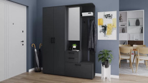 Прихожая «Витра» №4 Антрацит в Урае - uraj.mebel-tymen.ru | фото