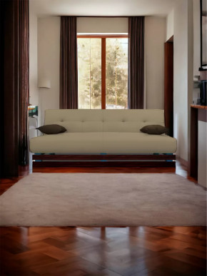 Прямой диван манго 1 Нео Латте/Подушки Нео Шоколад в Урае - uraj.mebel-tymen.ru | фото