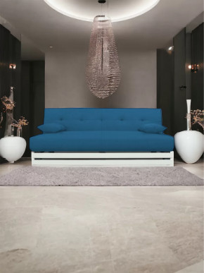 Прямой диван манго 1 Савана Деним/Планки белые в Урае - uraj.mebel-tymen.ru | фото