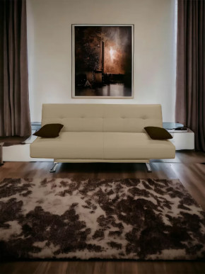 Прямой диван манго 2 Нео Латте/Подушки Нео Шоколад в Урае - uraj.mebel-tymen.ru | фото