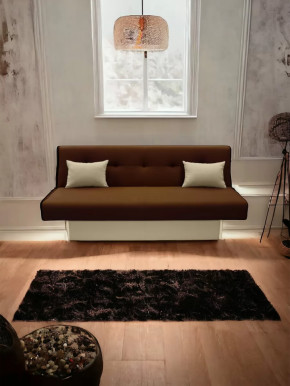 Прямой диван манго 4 Нео Шоколад/Подушки Нео Латте в Урае - uraj.mebel-tymen.ru | фото