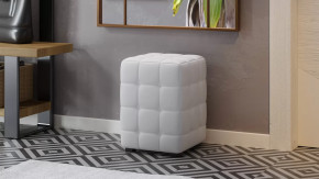 Пуф «Аристо» к/з Гольф белый в Урае - uraj.mebel-tymen.ru | фото