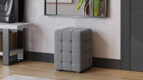 Пуф «Аристо» Велюр Серый в Урае - uraj.mebel-tymen.ru | фото