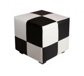 Пуф детский квадратный Марио (черно-белый) в Урае - uraj.mebel-tymen.ru | фото