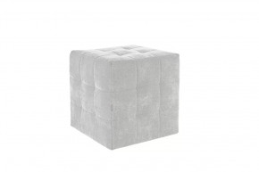 Пуф Рубик 2 галька (велюр) в Урае - uraj.mebel-tymen.ru | фото