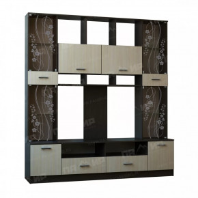 САБИНА СМ-2000 Стенка (ш2000*г520*в2200мм), ЛДСП венге/дуб белфорт в Урае - uraj.mebel-tymen.ru | фото