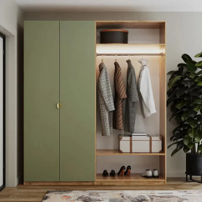 Шкаф 2000 Олива шагрень Фаска в Урае - uraj.mebel-tymen.ru | фото