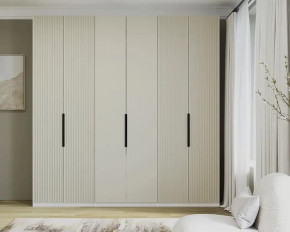 Шкаф 2250 Капучино нубук Аква в Урае - uraj.mebel-tymen.ru | фото