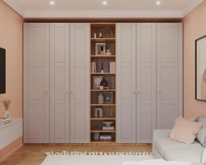 Шкаф 3000 Софт серый Графика в Урае - uraj.mebel-tymen.ru | фото