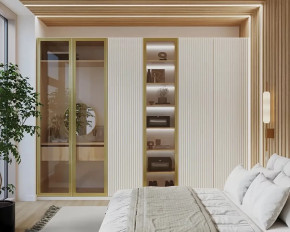 Шкаф 3000 Тальк Вельвет в Урае - uraj.mebel-tymen.ru | фото