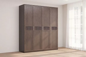 Шкаф 4-х створчатый Кэт-4 Венге Диал в Урае - uraj.mebel-tymen.ru | фото