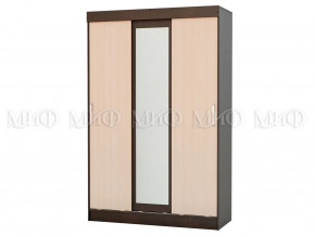 Шкаф Басямиф, дуб беленый/венге в Урае - uraj.mebel-tymen.ru | фото