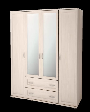 Шкаф для одежды 4-х дверный «Ника-Люкс» №19 в Урае - uraj.mebel-tymen.ru | фото