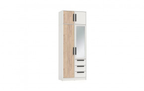 Шкаф для одежды 83.09 Вегас (2-х дв.) с зеркалом (ЛДСП Белый) в Урае - uraj.mebel-tymen.ru | фото