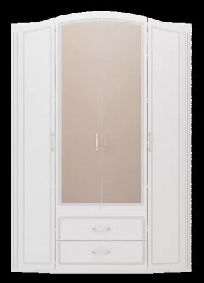 Шкаф для одежды четырехдверный с зеркалом «Виктория» №2 в Урае - uraj.mebel-tymen.ru | фото
