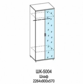 Шкаф для одежды и белья ШК-5004 Грейс в Урае - uraj.mebel-tymen.ru | фото