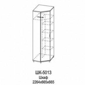 Шкаф для одежды и белья ШК-5013 Грейс в Урае - uraj.mebel-tymen.ru | фото