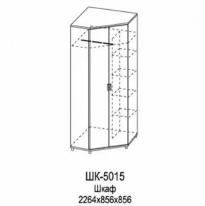 Шкаф для одежды и белья ШК-5015 Грейс в Урае - uraj.mebel-tymen.ru | фото