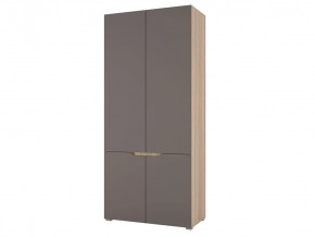 Шкаф двухстворчатый Анталия Сонома-Графит софт в Урае - uraj.mebel-tymen.ru | фото