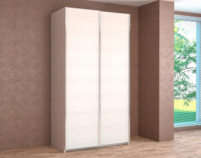 Шкаф-купе Иннэс-5 двухдверный 1400 мм Бодега Белая в Урае - uraj.mebel-tymen.ru | фото