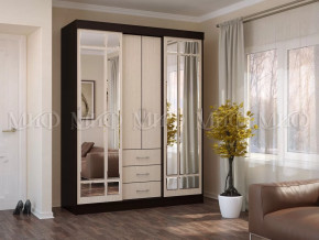 Шкаф-купе Маэстро Миф Дуб беленый-венге в Урае - uraj.mebel-tymen.ru | фото