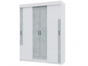 Шкаф купе Victor Белый-Бетон в Урае - uraj.mebel-tymen.ru | фото