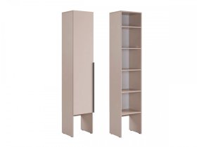 Шкаф однодверный L400 Баско кашемир в Урае - uraj.mebel-tymen.ru | фото