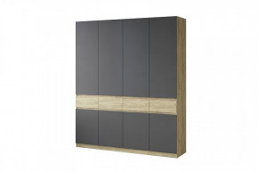 Шкаф распашной Турин Графит в Урае - uraj.mebel-tymen.ru | фото