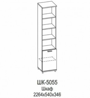 Шкаф ШК-5055 Грейс в Урае - uraj.mebel-tymen.ru | фото