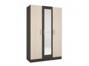 Шкаф трехстворчатый Леси Венге-Дуб в Урае - uraj.mebel-tymen.ru | фото