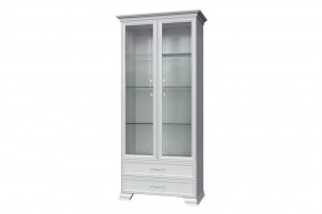 Шкаф витрина-2 стекла "Грация" в Урае - uraj.mebel-tymen.ru | фото