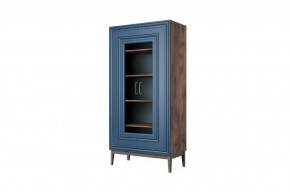 Шкаф витрина ШР-2 Гориция Таксус / Лак Сапфировый в Урае - uraj.mebel-tymen.ru | фото