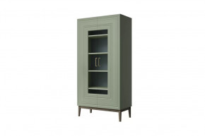 Шкаф Витрина ШР-2 Гориция Зелёный самшит в Урае - uraj.mebel-tymen.ru | фото