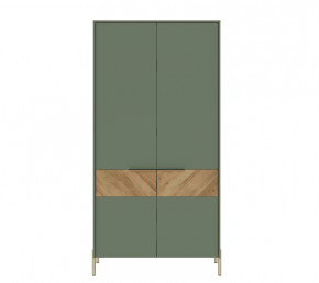 SIENA шкаф SZF2D (Дымчатый зеленый/Дуб вотан) в Урае - uraj.mebel-tymen.ru | фото