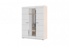 СИМБА Шкаф 3х-ств (ш1500*г570*в2000мм), Белый глянец в Урае - uraj.mebel-tymen.ru | фото