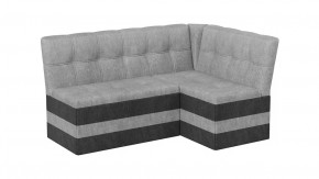 Скамья угловая «Оскар» исп. 2 Микровелюр Wellmart Silver, Graphite в Урае - uraj.mebel-tymen.ru | фото