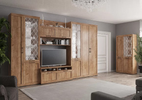 СОФИЯ Гостиная, ЛДСП Дуб крафт табачный/ рамка МДФ Дуб крафт табачный в Урае - uraj.mebel-tymen.ru | фото