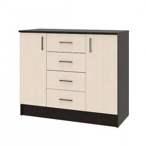 СОФИЯ К1000 2Д Комод (ш1006*г435*в820мм), ЛДСП венге/дуб белфорт в Урае - uraj.mebel-tymen.ru | фото