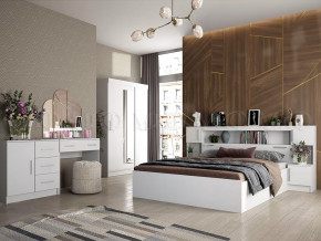Спальный гарнитур Басямиф, белый в Урае - uraj.mebel-tymen.ru | фото