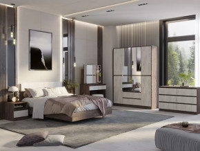 Спальный гарнитур Милана Ясень анкор/Дуб эльза в Урае - uraj.mebel-tymen.ru | фото