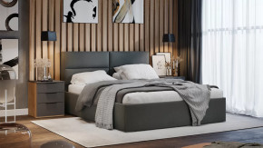 Спальный гарнитур «Порто» стандартный Яблоня Беллуно, Графит софт, Велюр Графит в Урае - uraj.mebel-tymen.ru | фото