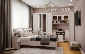 Спальный гарнитур Sherlock в Урае - uraj.mebel-tymen.ru | фото